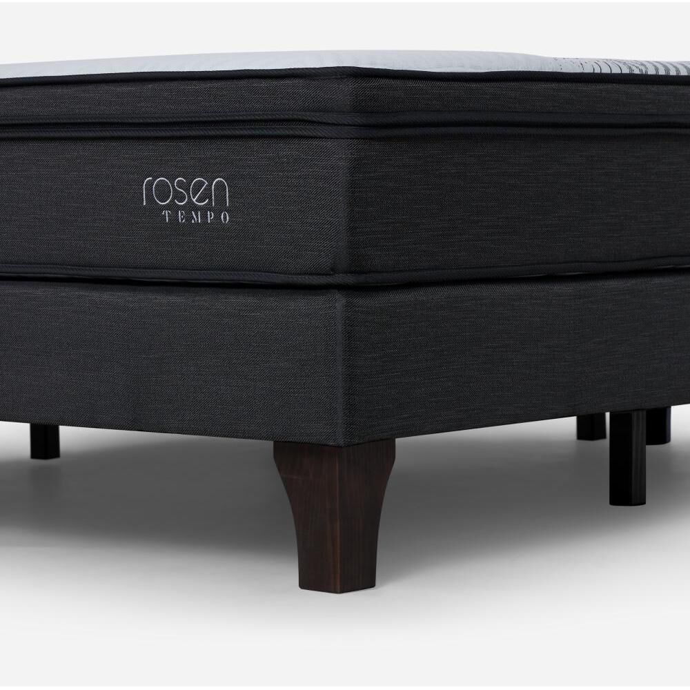 Cama Europea Rosen Tempo / 2 Plazas / Base Dividida + Respaldo Ivar image number 2.0