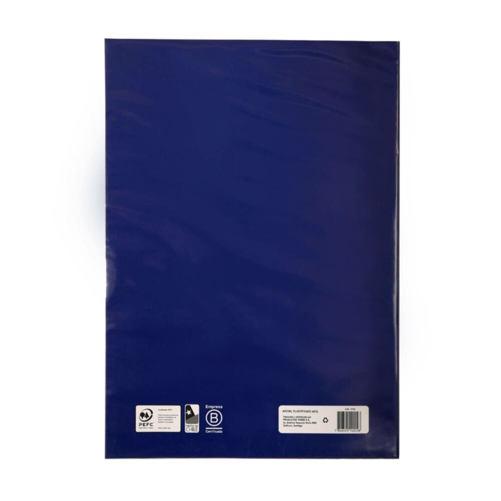 Pack X 4 Archivador Plastificado / Azul Torre image number 0.0