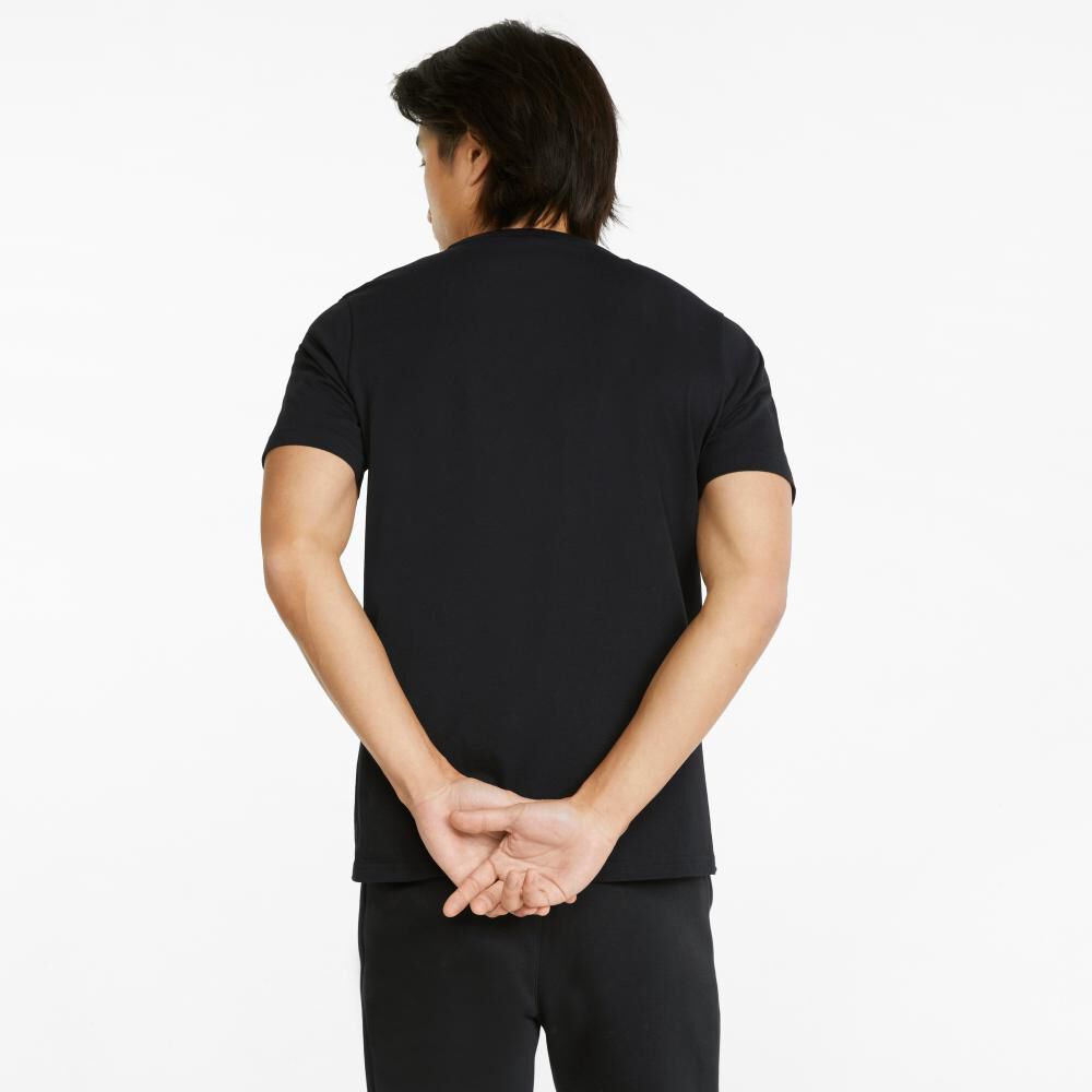 Polera Manga Corta Hombre Classics Logo Puma image number 3.0