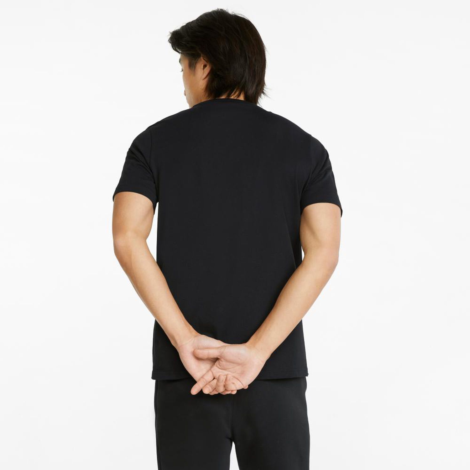 Polera Manga Corta Hombre Classics Logo Puma image number 3.0