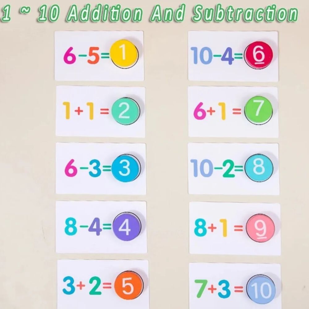 Juguete Didáctico Aprendizaje Matemático Sumar Restar Niños image number 3.0