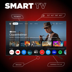 Led 32" Akai Google TV 5.0&nbsp; / HD / Smart TV