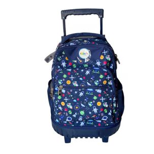 Pack 3 Piezas Mochila Escolar Espacial Lonchera Estuche