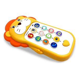 Juguete Celular Tel&eacute;fono Interactivo Tigre Luces Sonido