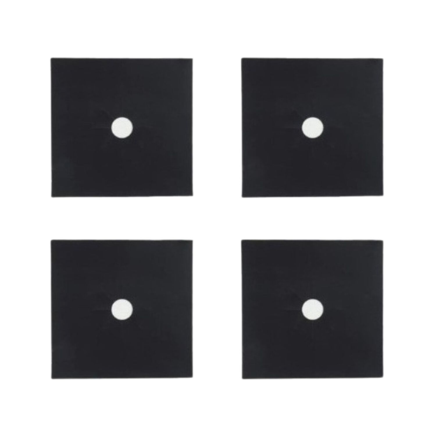 Protector Antiadherente Estufa 4pzs Antiderrame Negro image number 1.0
