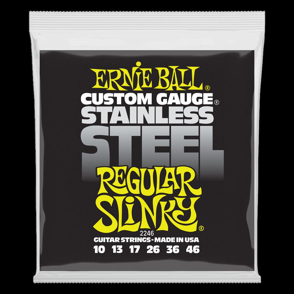 Set De Cuerdas Ernie Ball Regular Slinky Inoxidable 10 46 image number 0.0