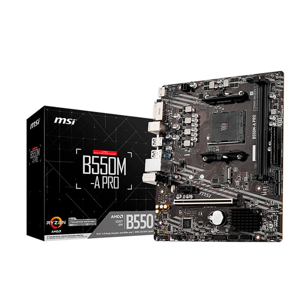 Placa Madre Msi B550m-a Pro, Am4, Ddr4 image number 0.0