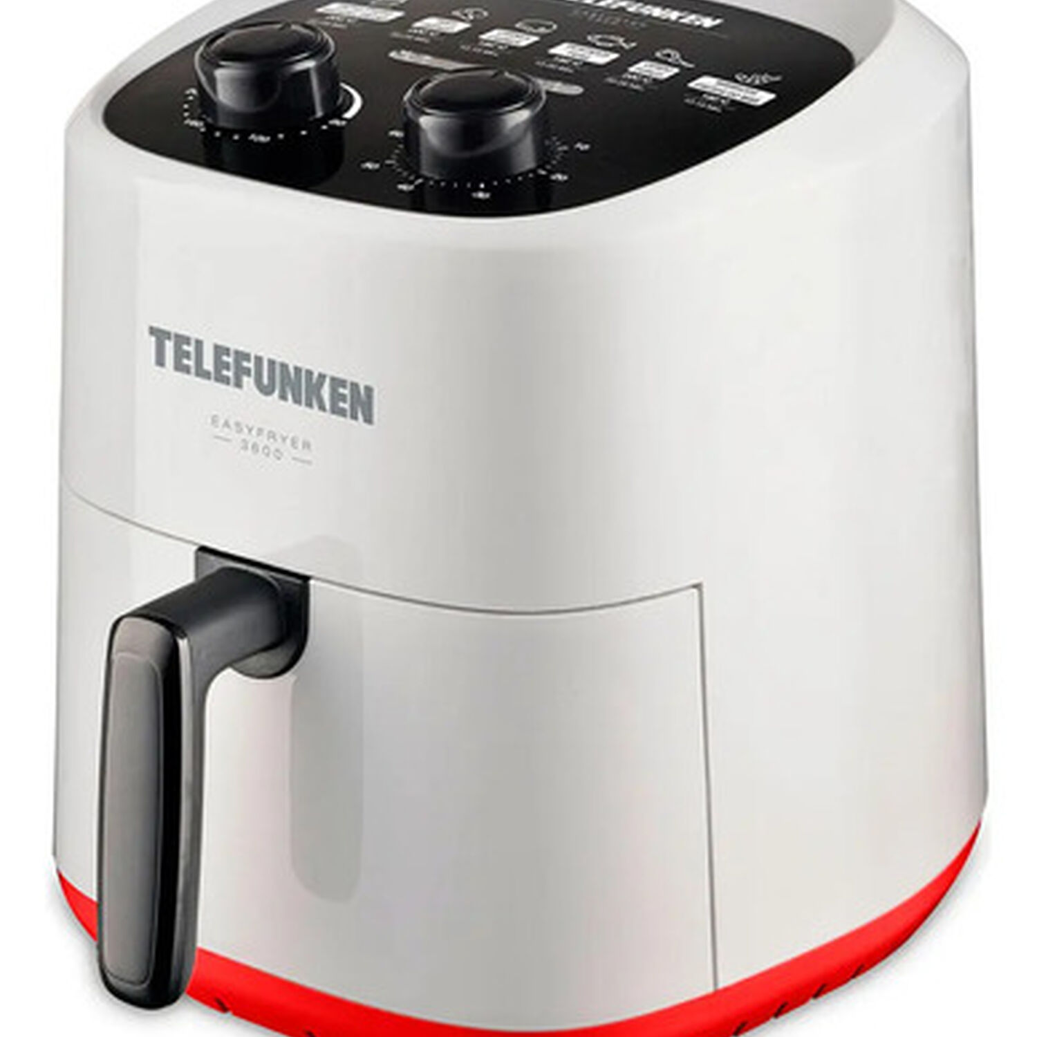 Freidora De Aire Telefunken Easyfryer 3600 Blanco Negro image number 3.0