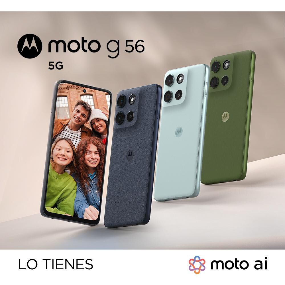 Smartphone Motorola Moto G56 / 5G / 256 GB / Gris / Liberado image number 2.0
