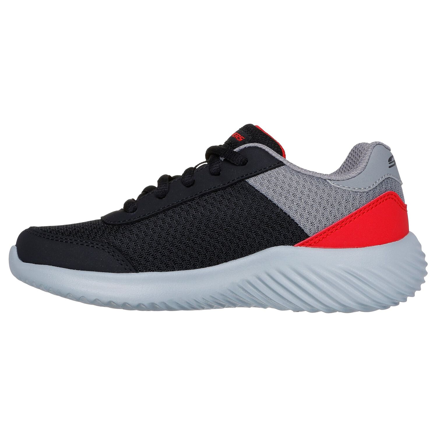 Zapatilla Skechers Bounder Ni&ntilde;o Negro image number 4.0