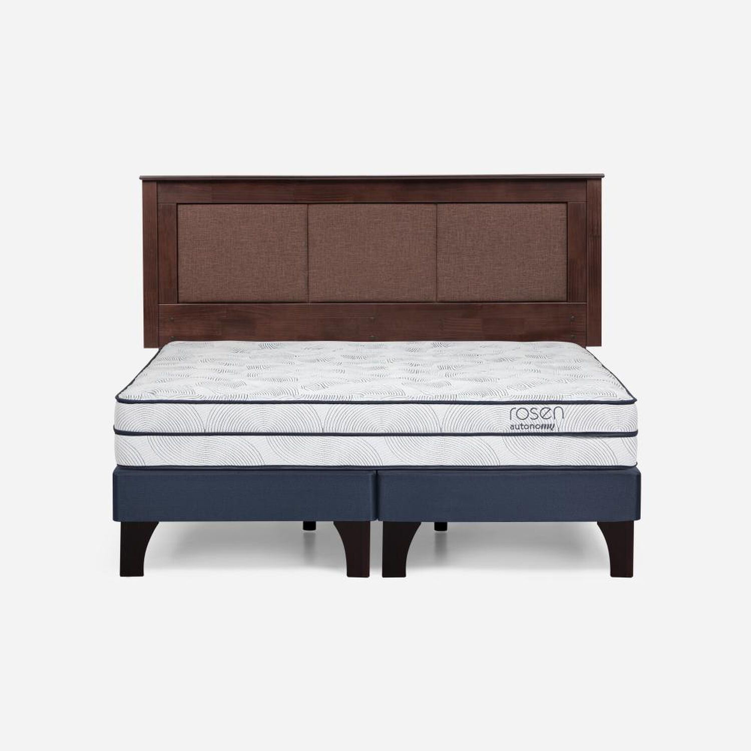 Cama Europea Rosen Autonomy Sky / King / Base Dividida + Respaldo Rachel image number 0.0