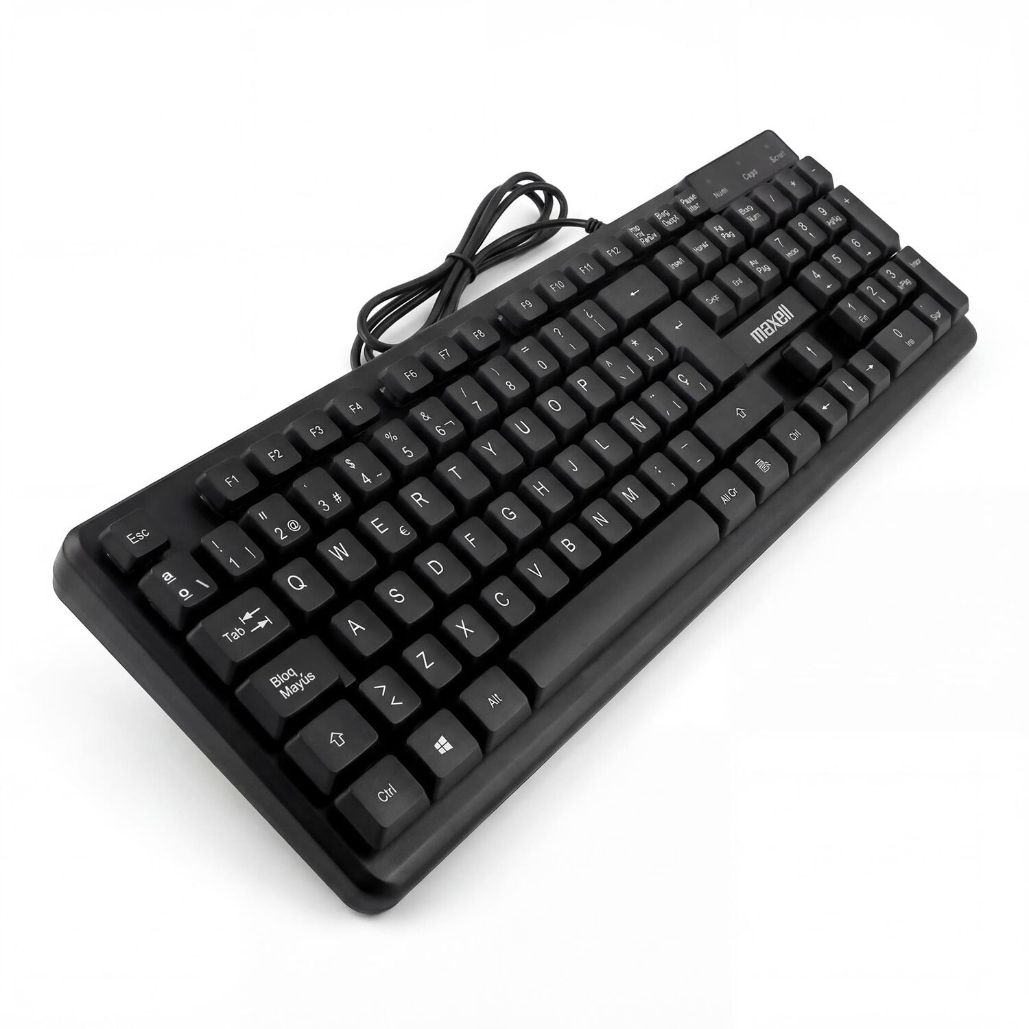 Teclado B&aacute;sico Maxell Kb-80 Conector Usb Negro image number 4.0