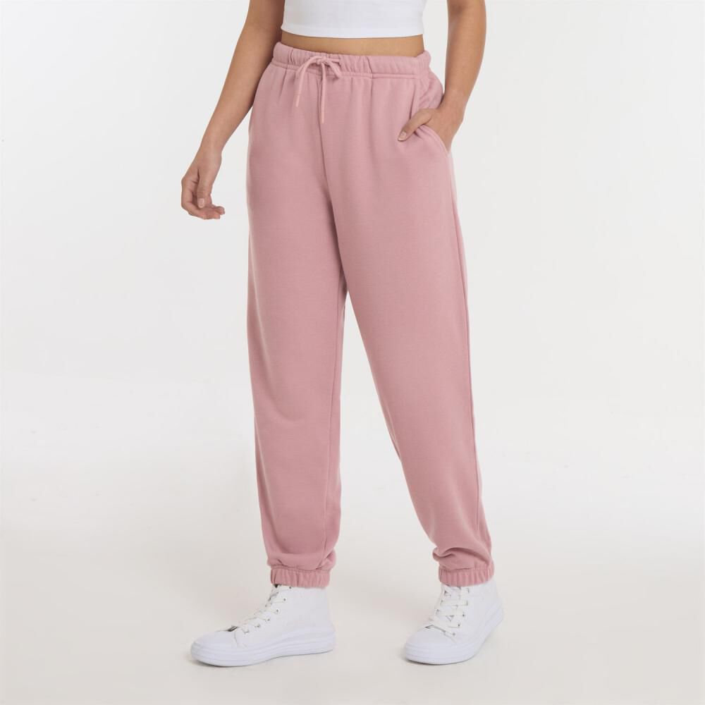 Pantalón De Buzo Tiro Medio Jogger Mujer Freedom image number 2.0