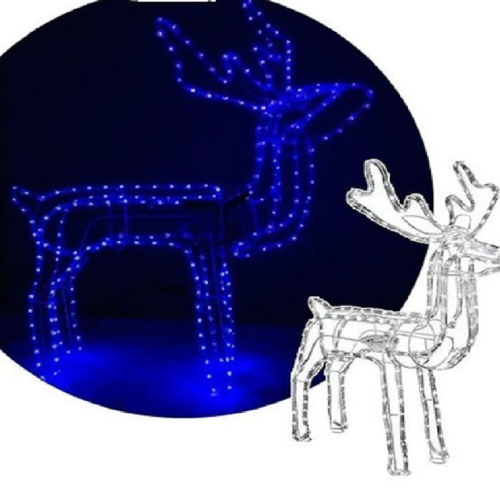 Reno Navideño Con Movimiento Y Luz Led Grande 1.20 - Navidad image number 2.0