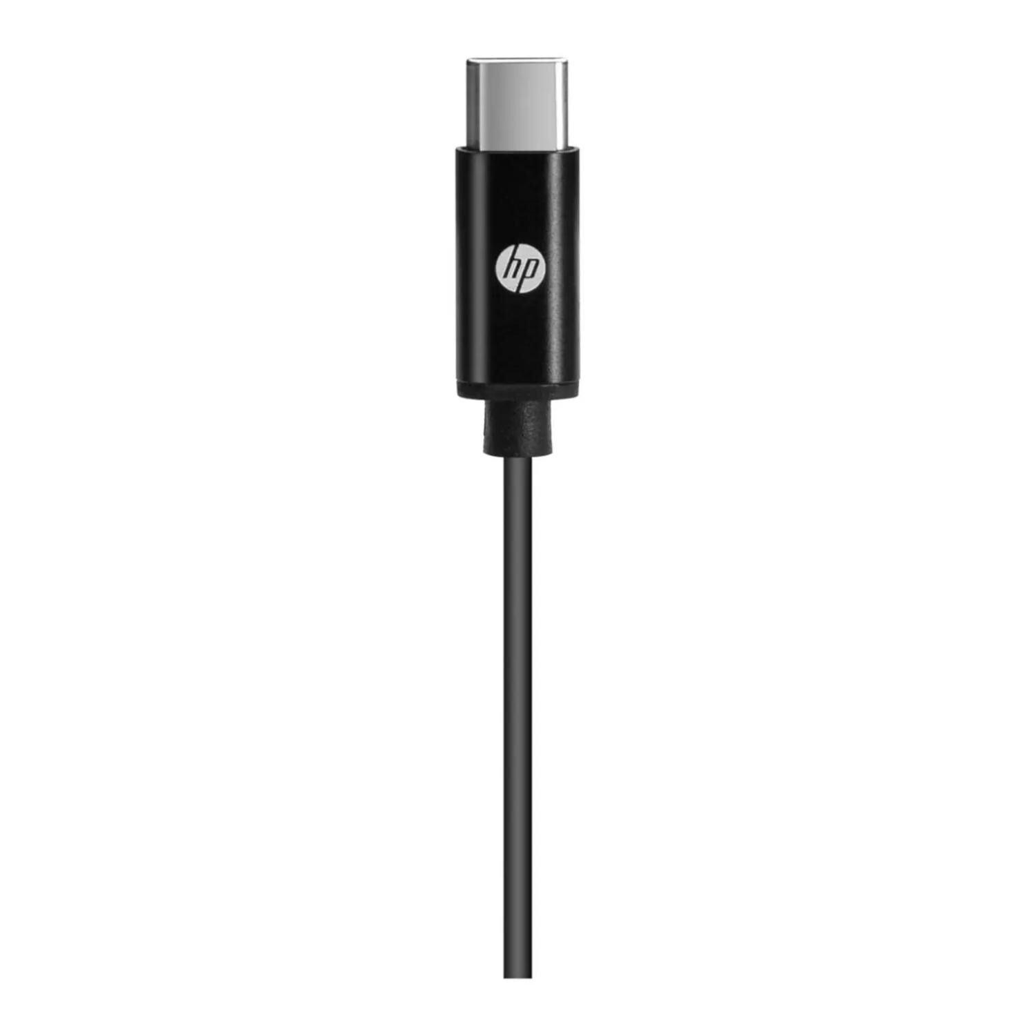 Audifonos Alambricos Manos Libres Usb C Negro Dhh-1126 Hp image number 3.0
