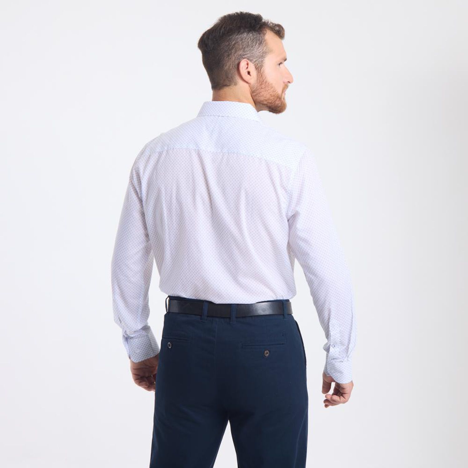Camisa Estampada Regular Manga Larga Hombre Herald image number 3.0