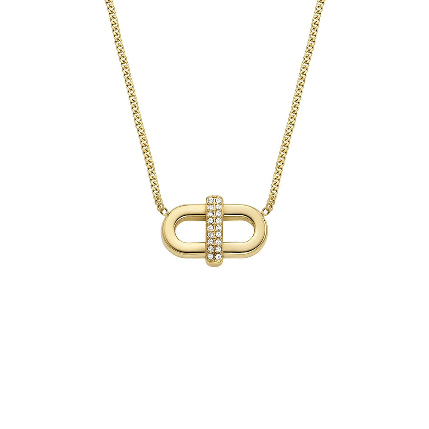Collar Fossil Jf04582710 Dorado Mujer image number 1.0