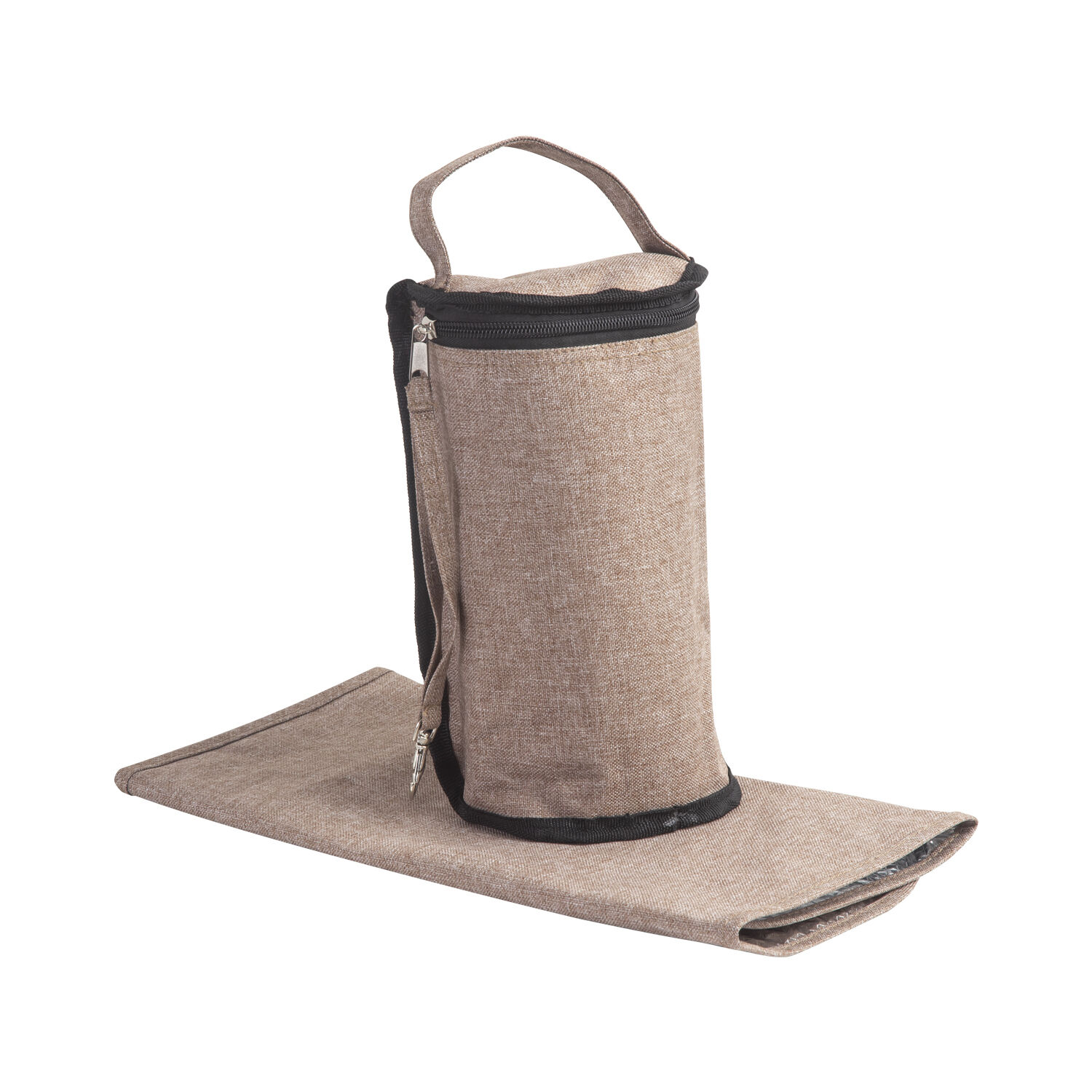 Bolso Maternal Mudador Pa&ntilde;alera Bebesit Melange - Beige image number 4.0