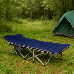 Cama Plegable De Camping Azul