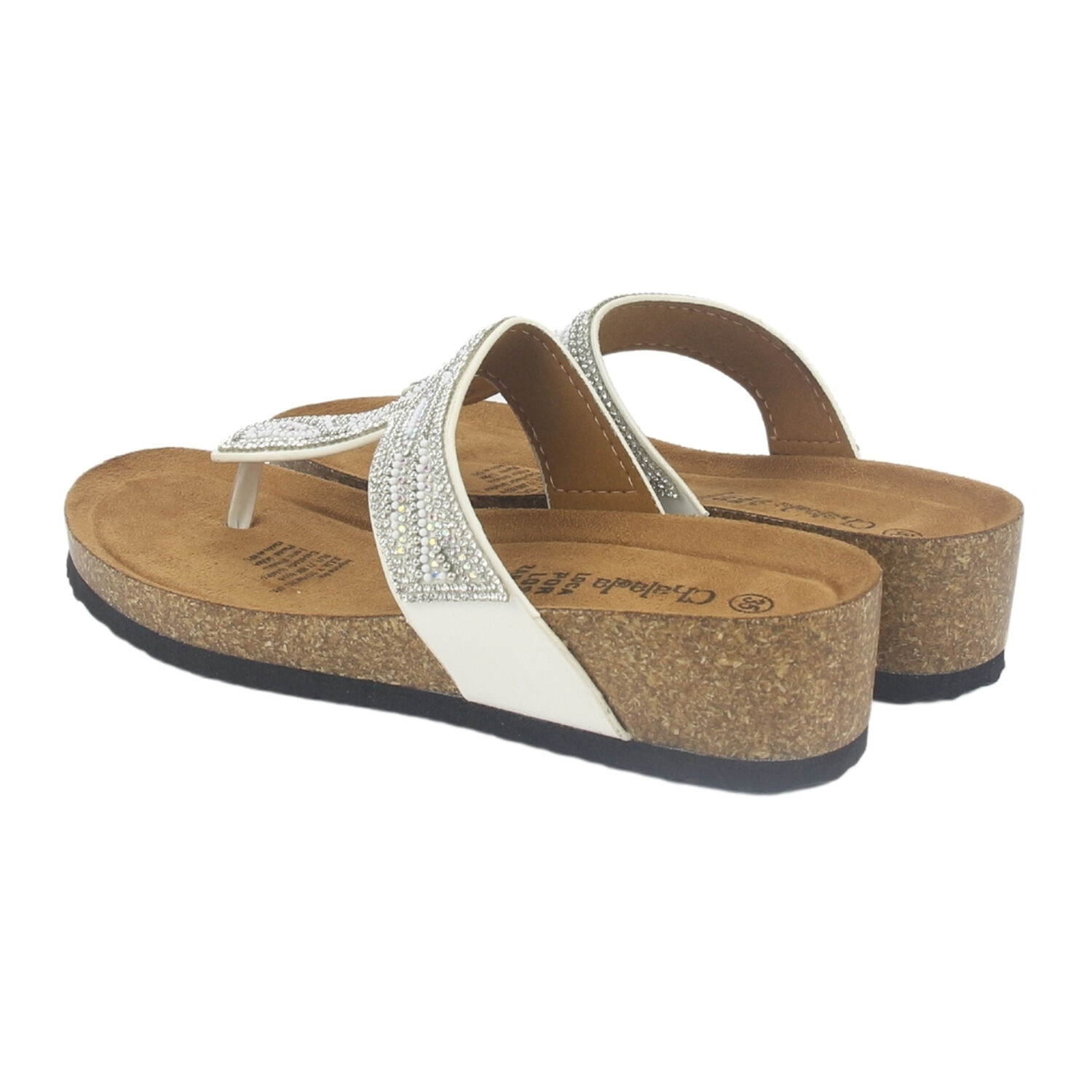 Sandalia Chalada Mujer Fifo-2 Blanco Casual image number 5.0