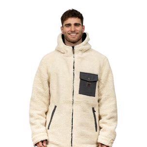 Chaqueta Canvas Reversible Woodstone Gris Hombre Falcone