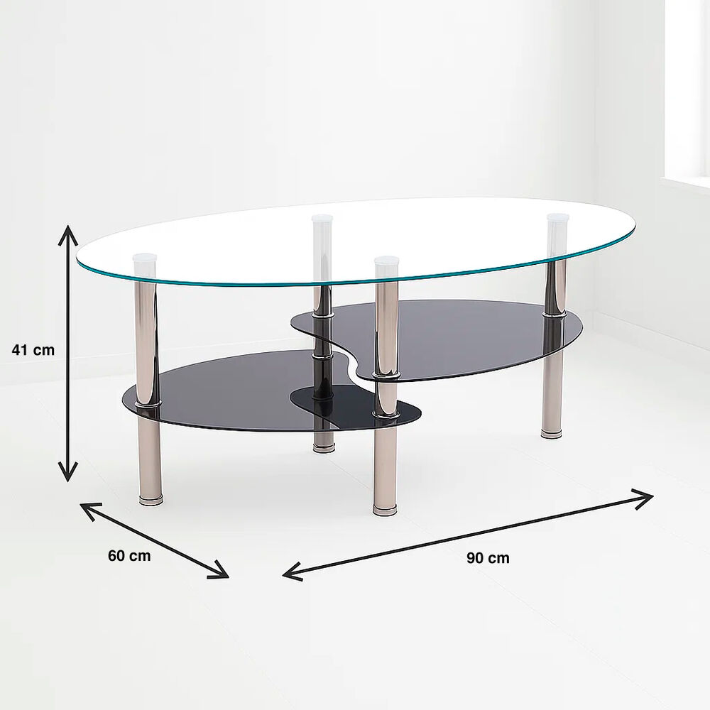 Mesa De Centro Vidrio 2 Caras image number 3.0
