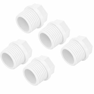 Pack 5un Tapa Tornillo Pvc-p He 3/4"