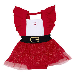 Body Navidad Rojo Vuelos Niña 6 - 9 Meses