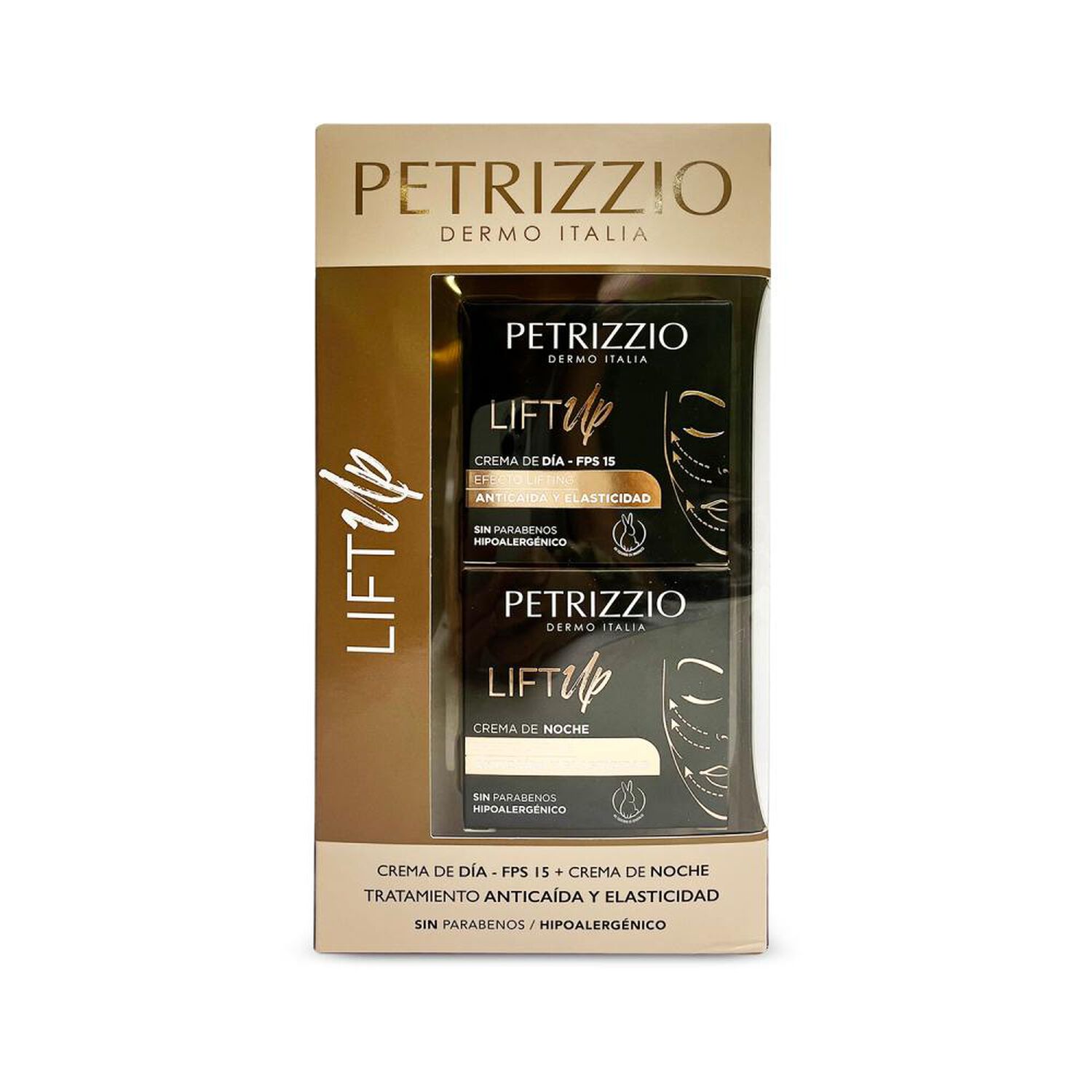 Set De Cremas D&iacute;a + Noche Lift Up Petrizzio Dermo / 50gr image number 0.0