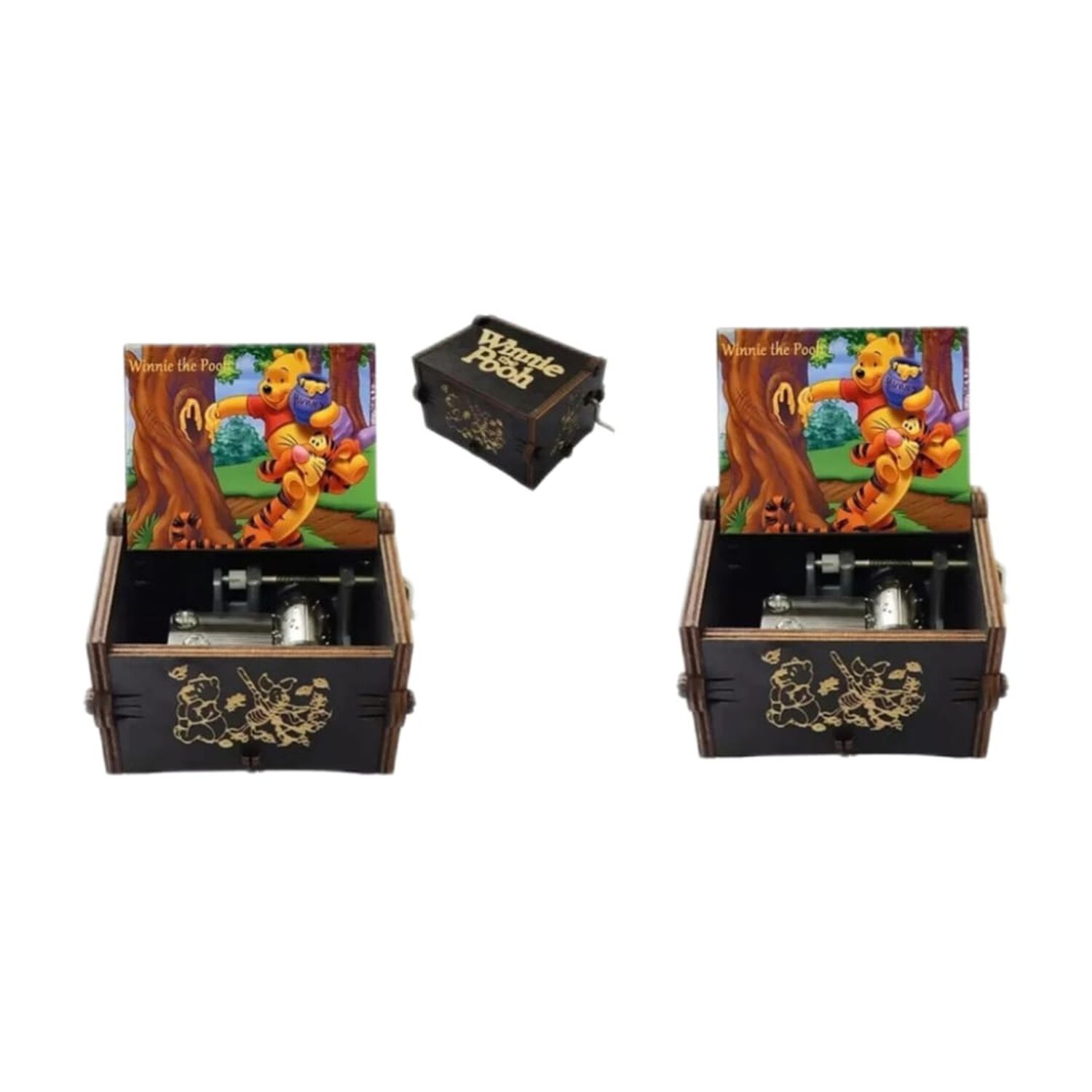 Caja Musical Con Manivela De Winnie The Pooh image number 1.0