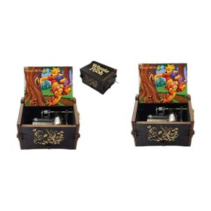 Caja Musical Con Manivela De Winnie The Pooh