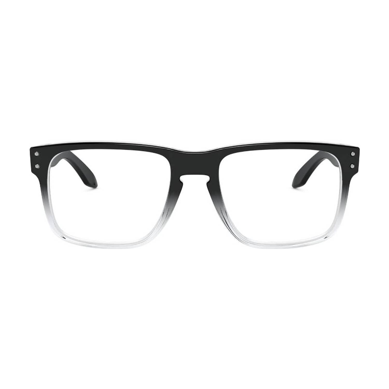 Lentes &Oacute;pticos Holbrook Rx Negro Pulido Transparente Desvanecido Oakley Frame image number 0.0