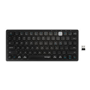Kensington Teclado Inal&aacute;mbrico Compacto 3 Conexiones Negro