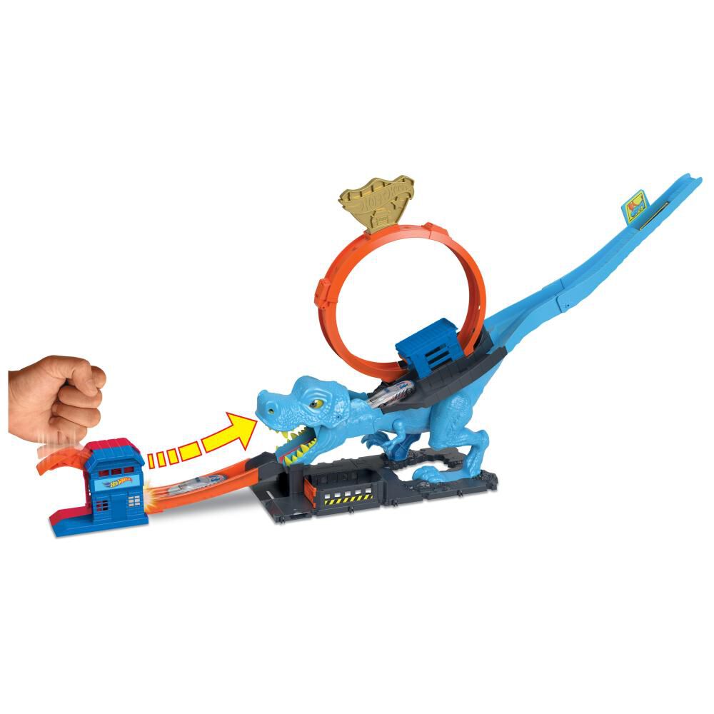 T Rex Hot Wheels Autopistas Autopista Hotwheels T-rex Devorador