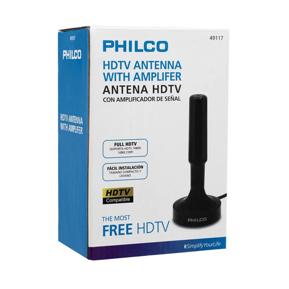 Antena Tv Interior Hdtv Amplificadora C49117 image number 3.0