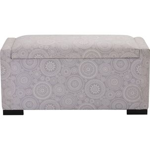 Banqueta Con Ba&uacute;l Leyzy Mandala Estampado 40x55x105 Cm M&aacute;xima Design