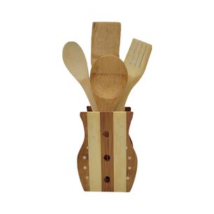 Set 4 Utensilios Cocina Madera 30 Cm
