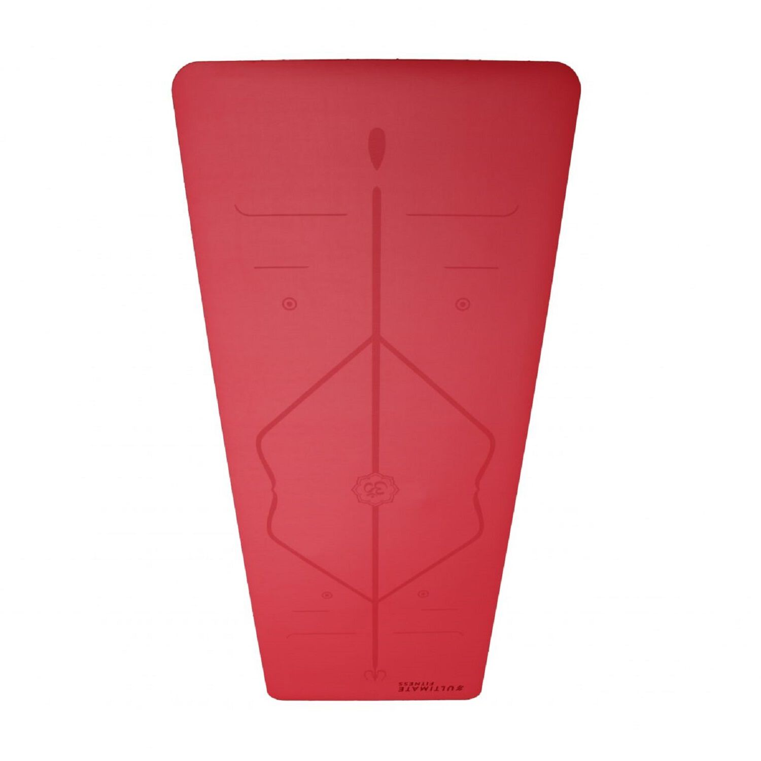 Mat De Yoga Premium Pu Natural Rubber 5 Mm Rojo image number 2.0