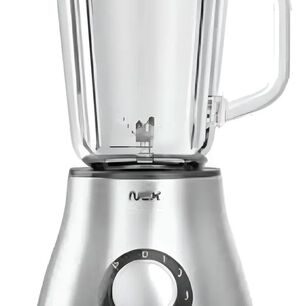 Licuadora Nex Bgj5077 550w Vidrio 1.5l Plateada Cocina