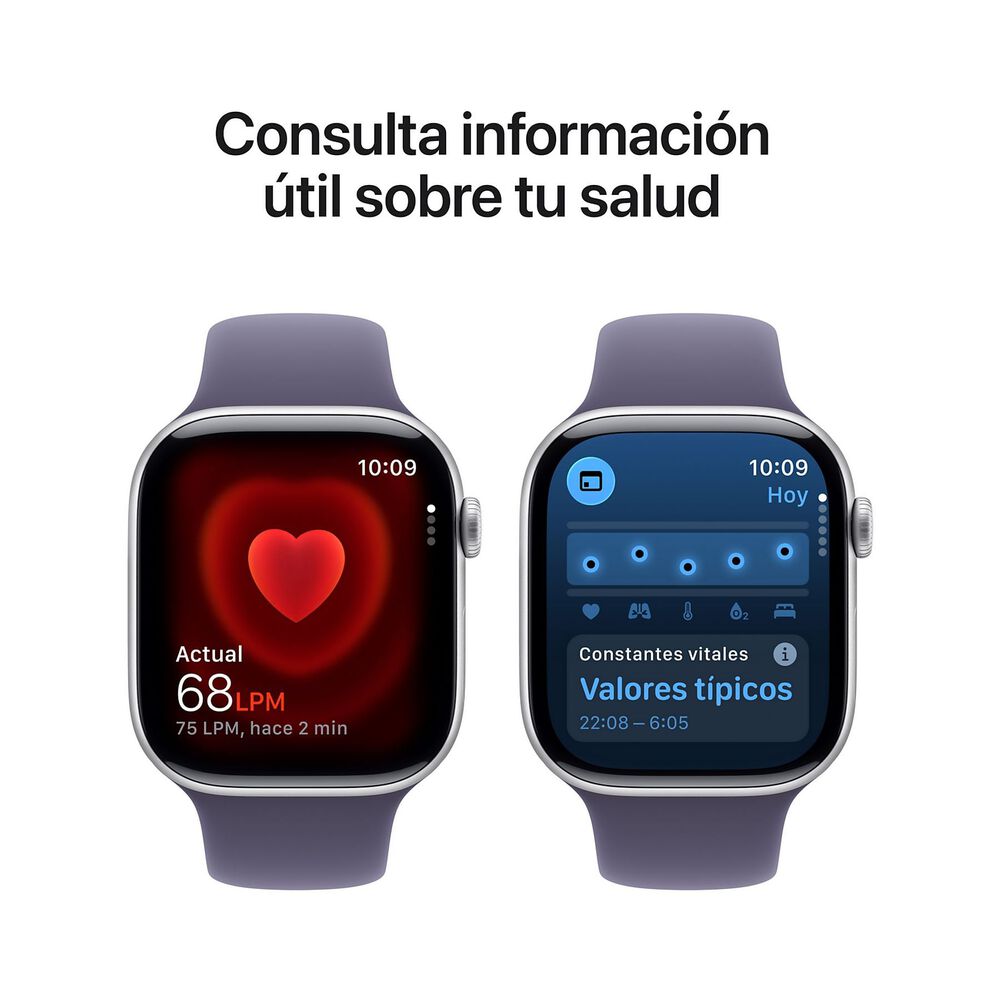 Apple Watch Series 11 Gps 46mm Sport Band M/l - Silver Al Pur Fog image number 3.0