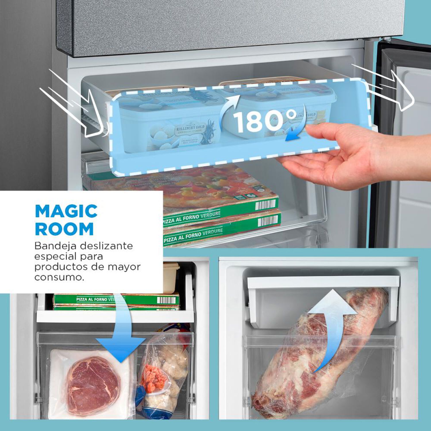 Refrigerador Bottom Freezer Midea MDRB379FGF50 / No Frost / 273 Litros / E image number 5.0
