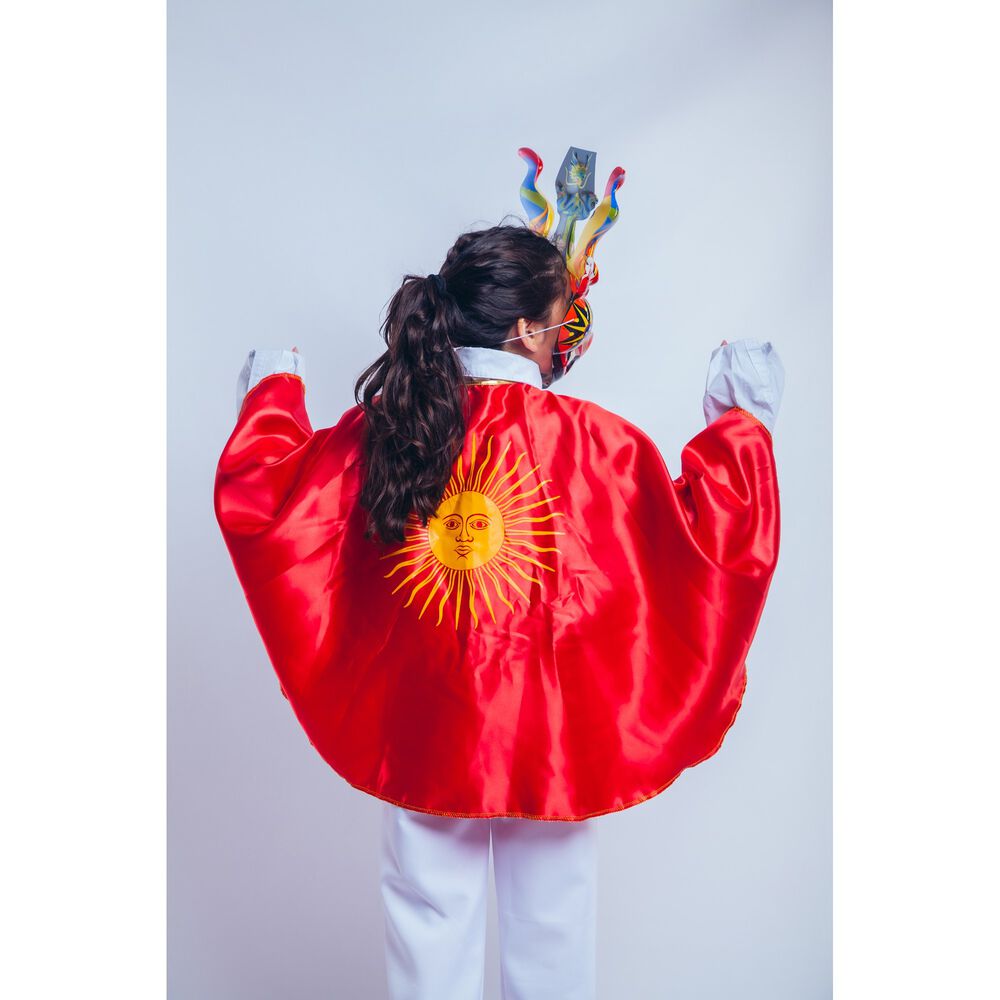 Capa La Tirana Caporal Traje Tipico Nortino Infantil image number 7.0