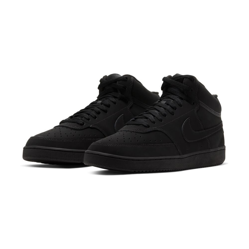 Zapatilla Urbana Hombre Nike Court Vision Mid Negro image number 1.0