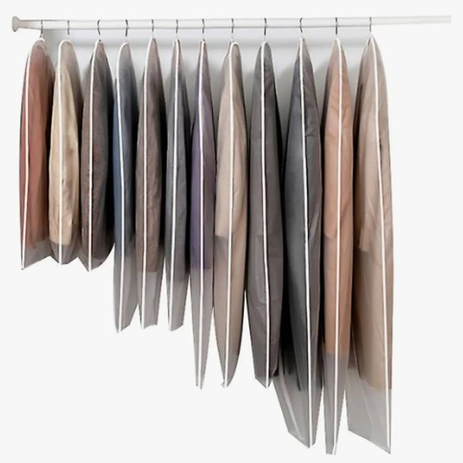 12 Bolsas Transparentes Cubre Trajes Colgar Closet 60*120cm image number 0.0