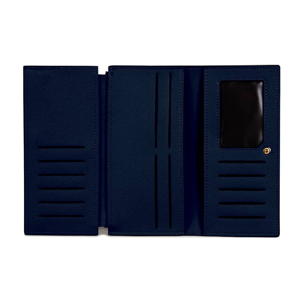 Pack Billetera Delia Azul + Pa&ntilde;uelo Omani Turquesa Carven image number 2.0