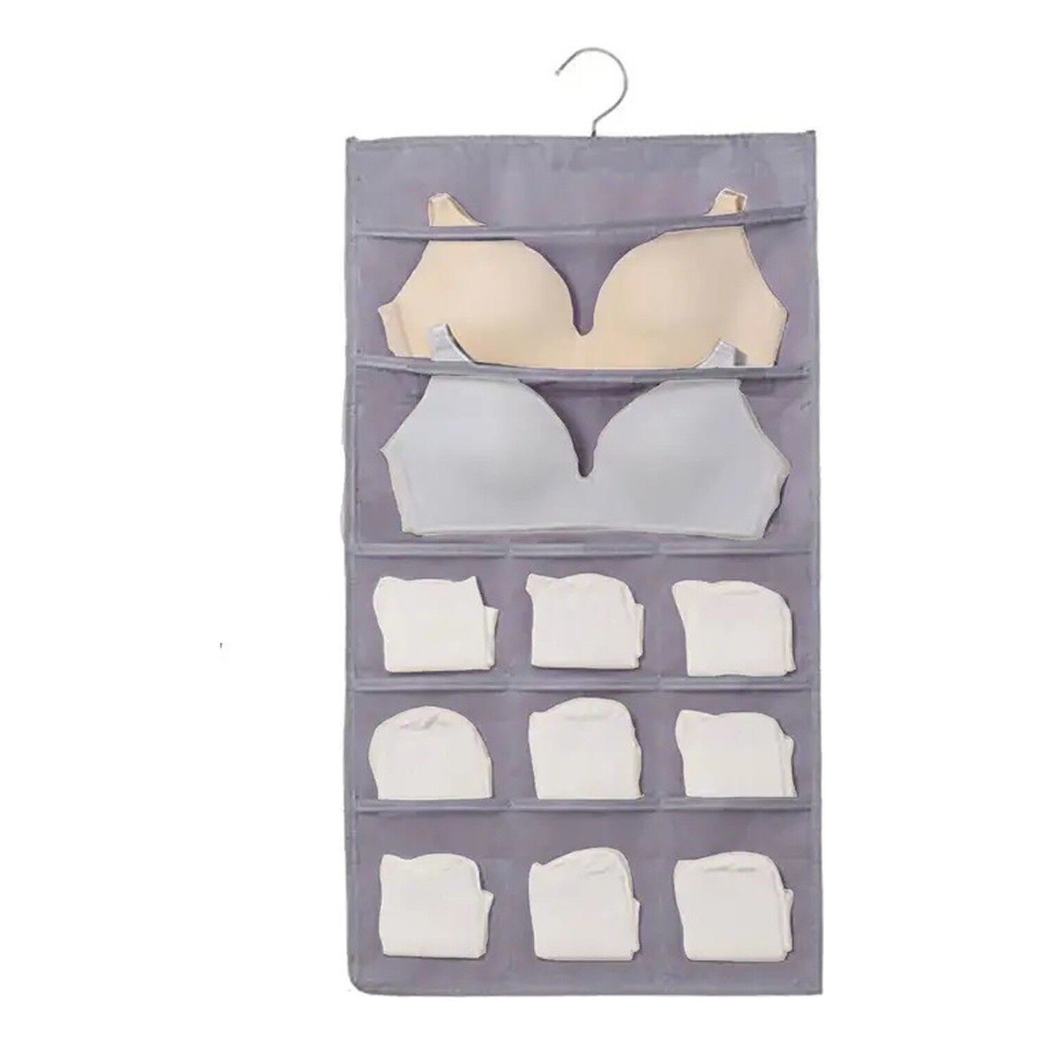 Organizador Colgante Ropa Interior 5 Niveles Gris image number 0.0