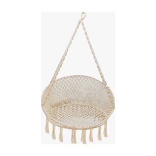 Columpio Silla Colgante Redondo Natural Adulto
