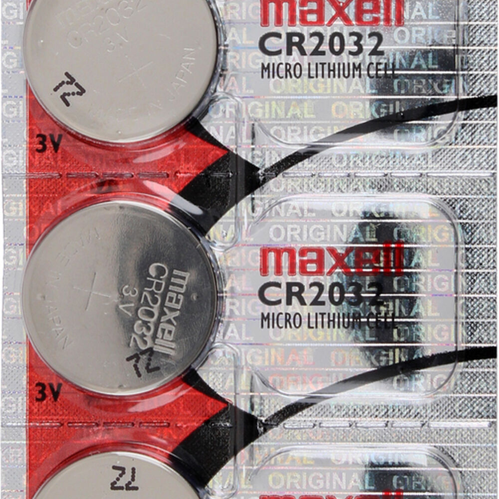 Pack 5 Pilas Cr2032 3v Maxell Tipo Botón Original image number 0.0
