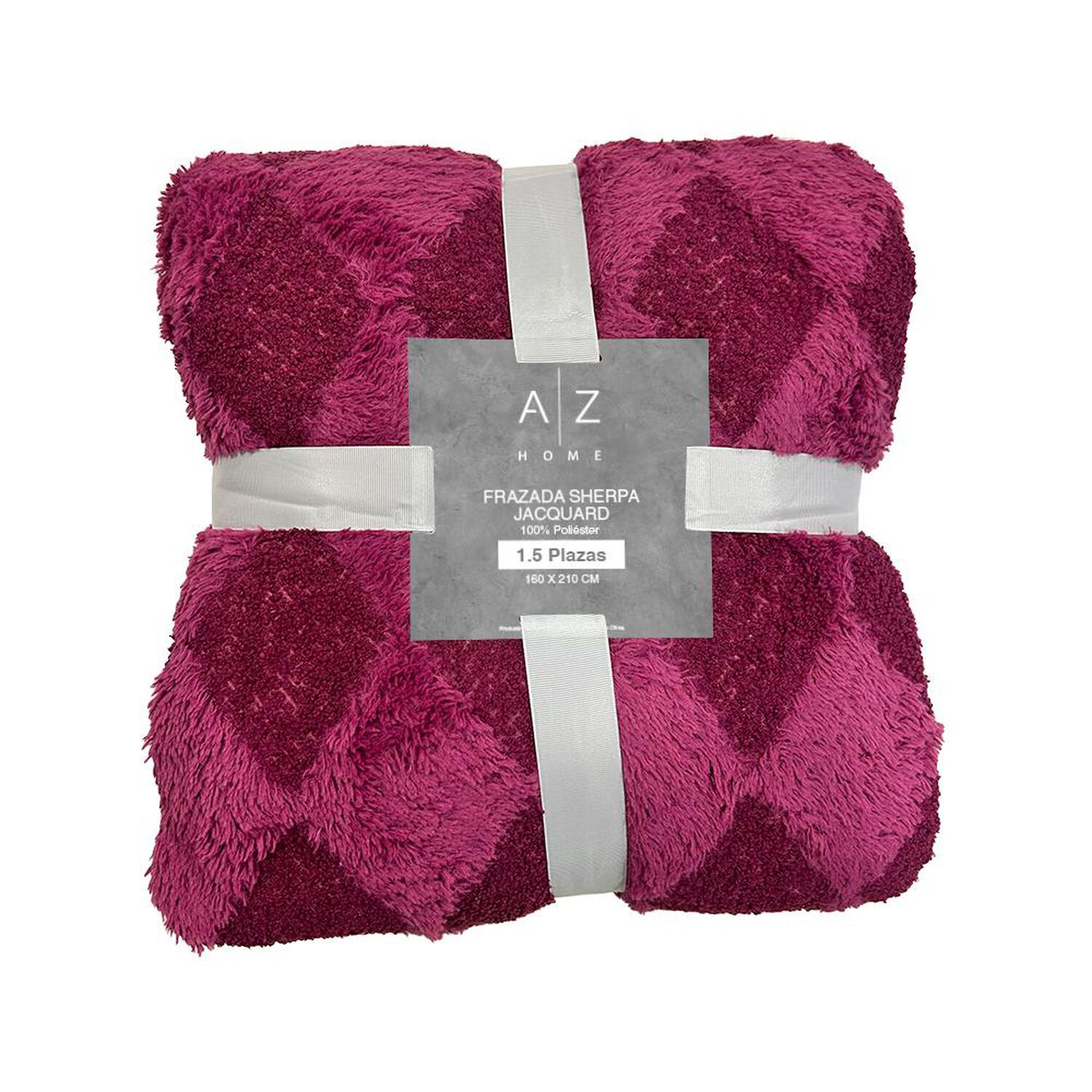 Frazada Sherpa Azhome Jacquard / 1.5 Plazas image number 1.0