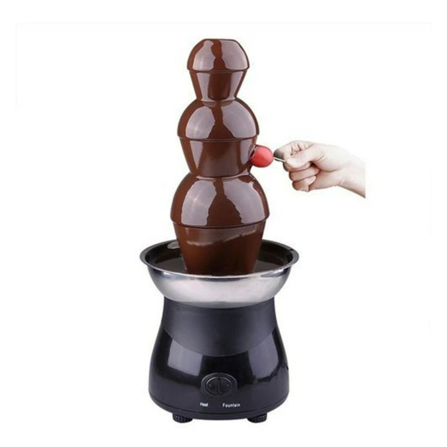 Fuente De Chocolate De Acero Inoxidable 4 Niveles 55cm image number 1.0